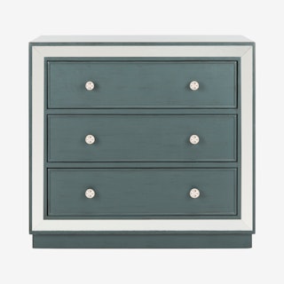 Silas 3-Drawer Chest - Steel Teal
