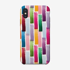 Rainbow Brushstroke Phone Case