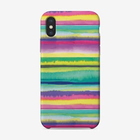 Watercolour Stripe Phone Case