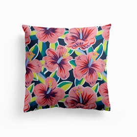 Hibiscus Cushion