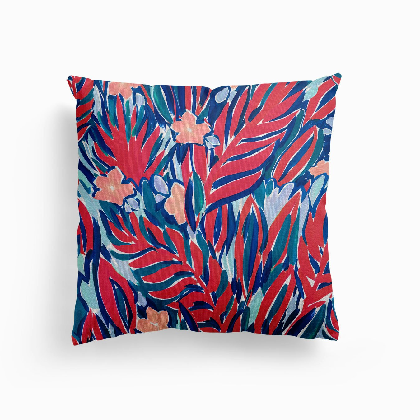Expressive Canopy Canvas Cushion by Charlotte Nicholson