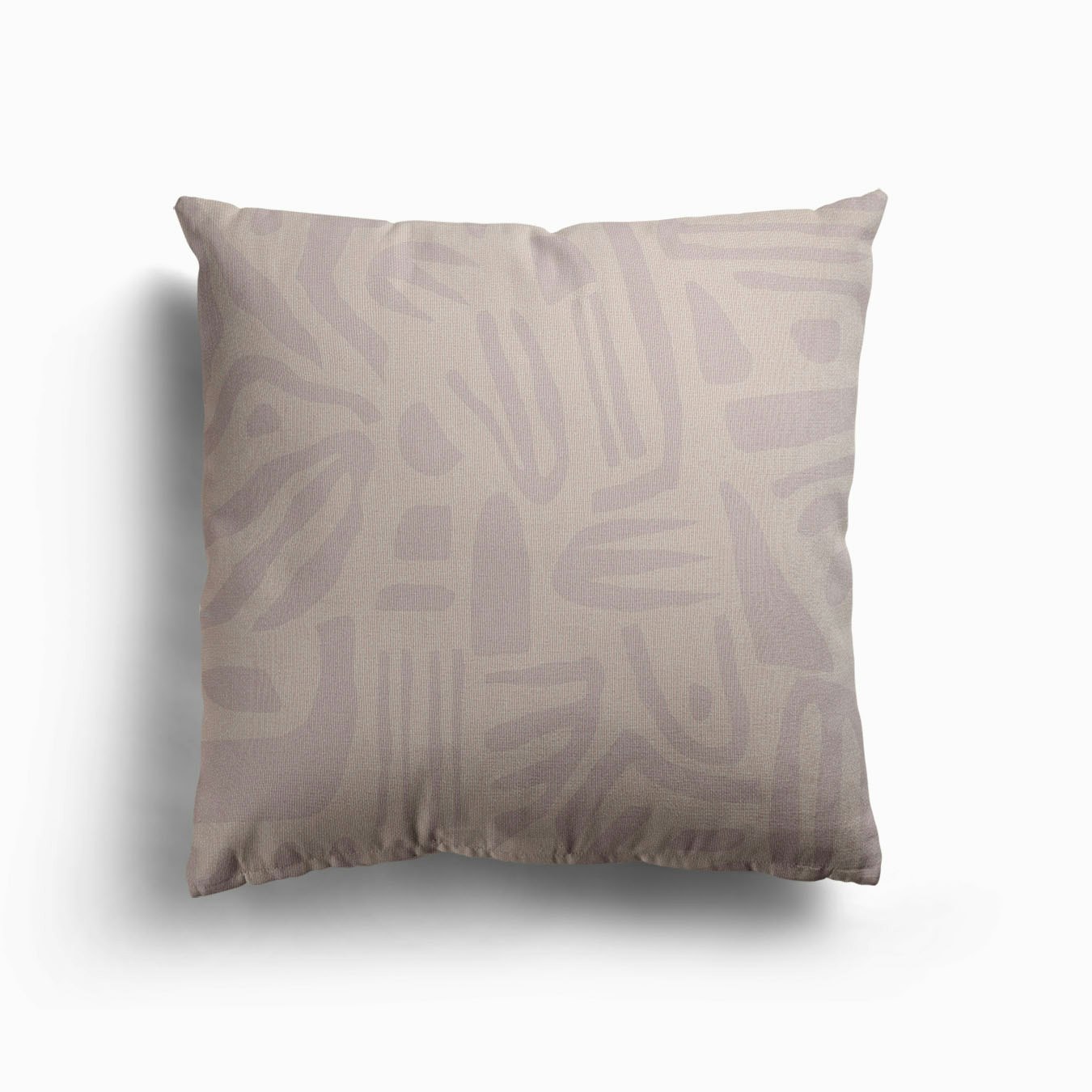 The Wishful Thinking Soft Pink Canvas Cushion by Rafaela Alves