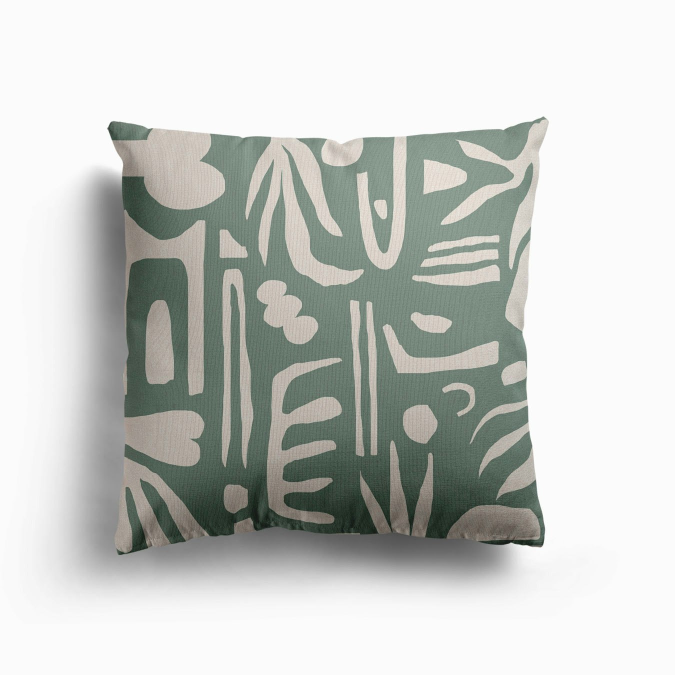 The Wishful Thinking Soft Green Canvas Kissen