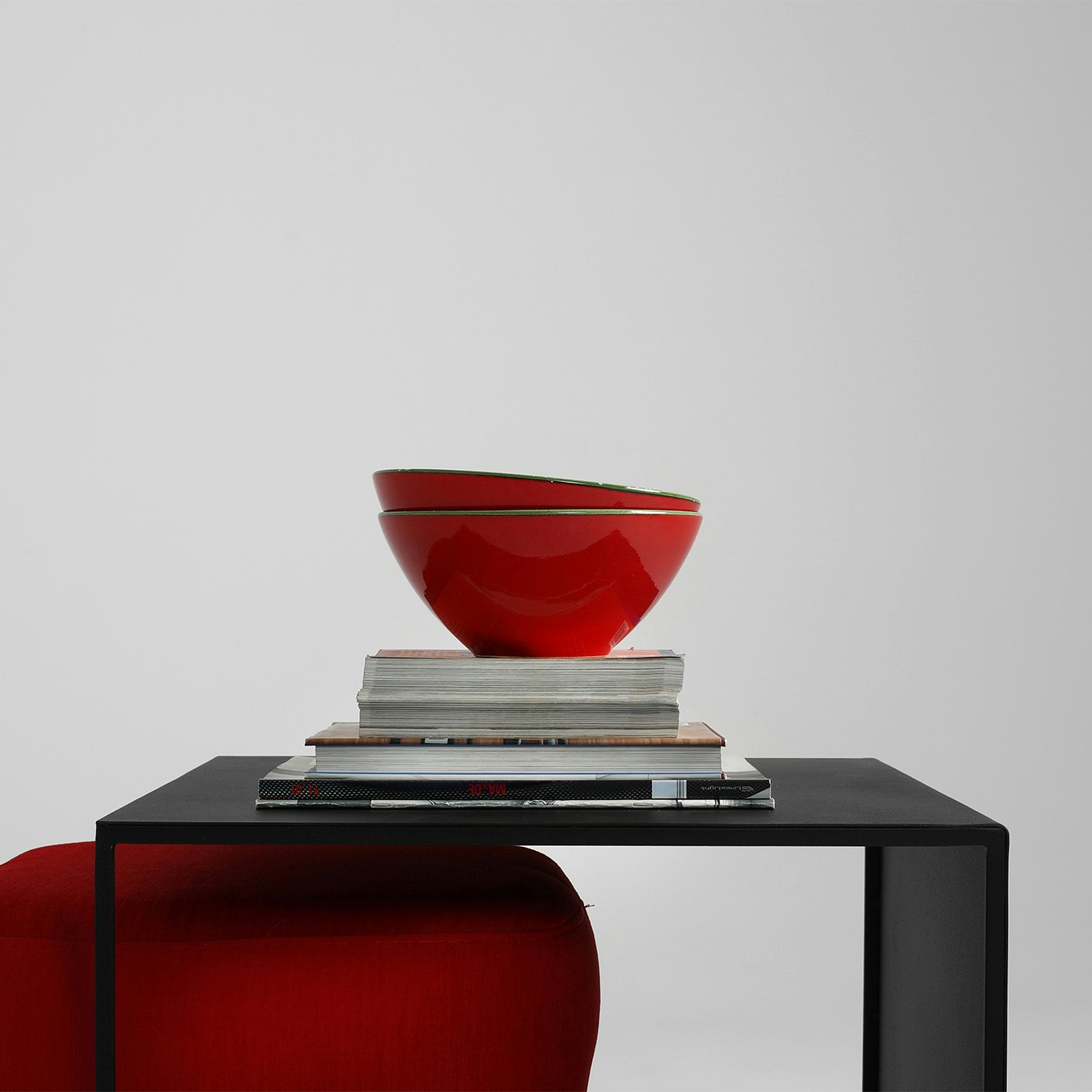 2Wall 50 Coffee Table - Black by Custom Form