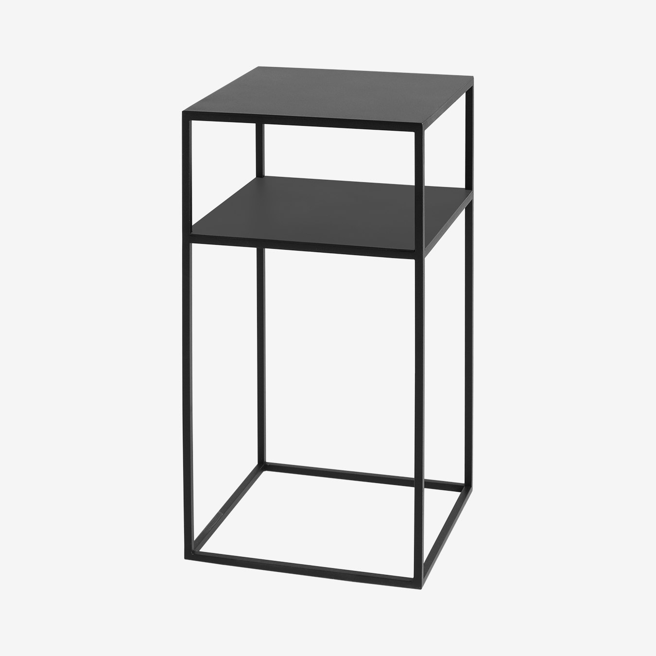 Tensio 30 2-Floor Coffee Table - Black by Custom Form