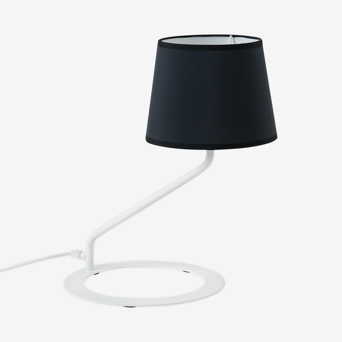 Shade Table Lamp - Black / White by Custom Form