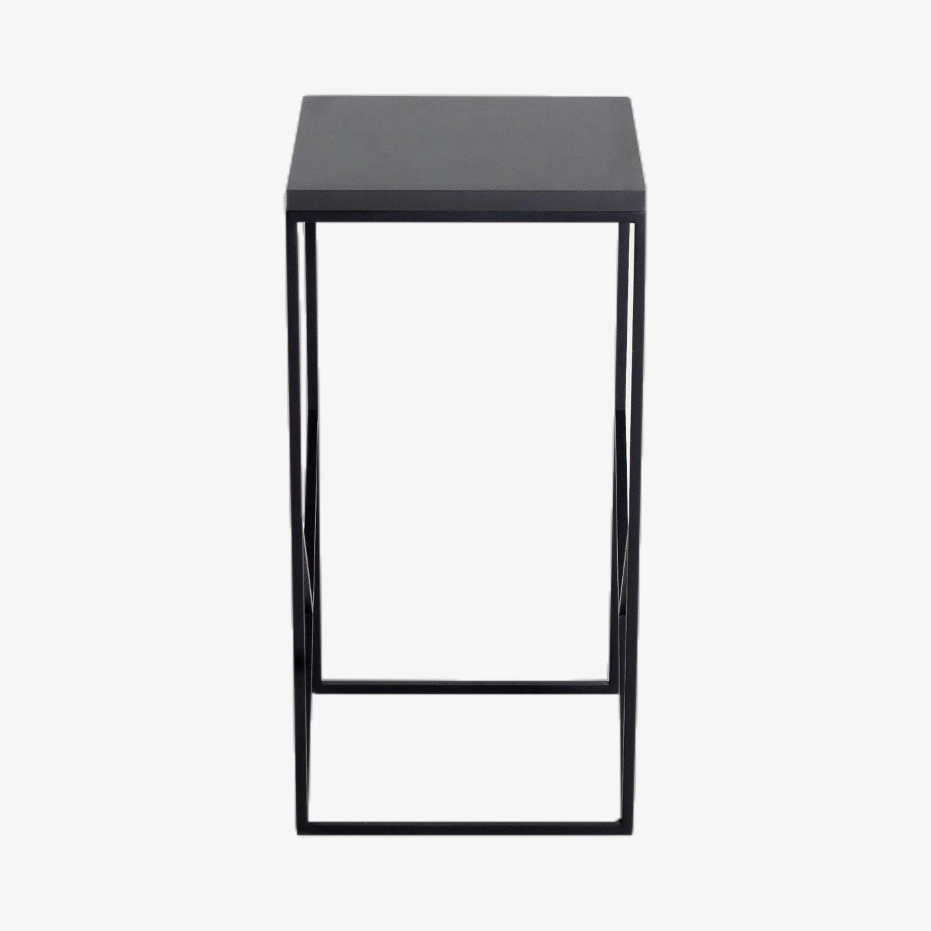 Fancy Basic Side Table - Black by Custom Form