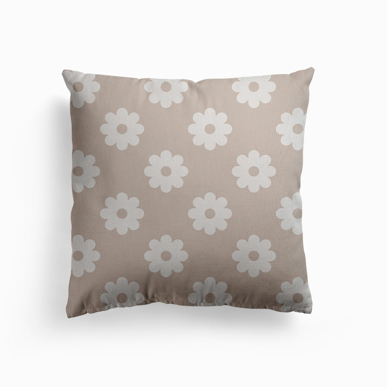 Pink Blooms Canvas Cushion by Abigail Bromige-Smith