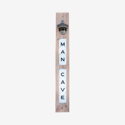 Man Cave Bottle Opener by Vintage Playing Cards