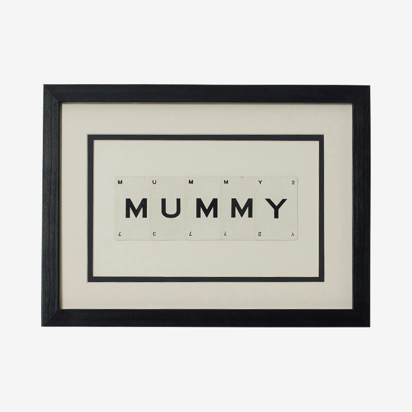 Mummy - Framed Wall Art by Vintage Playing Cards
