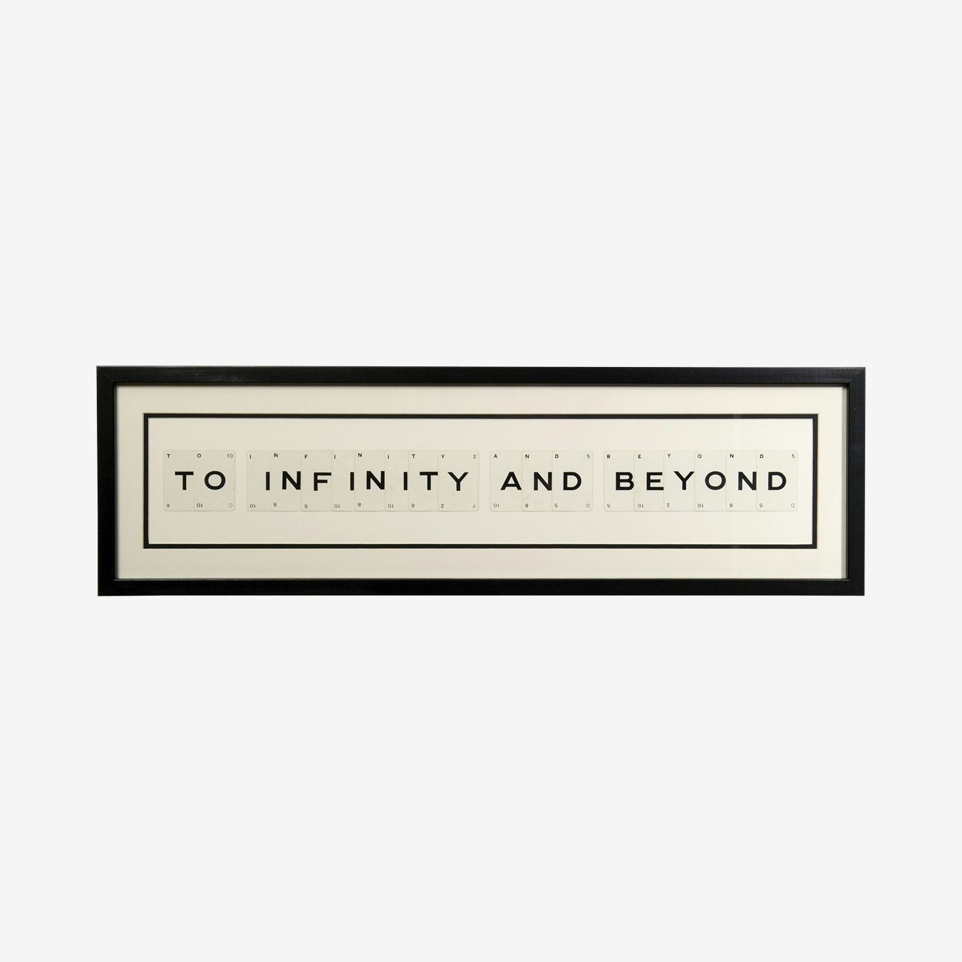 To Infinity And Beyond - Framed Wall Art by Vintage Playing Cards