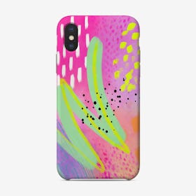 Rainbow Abstract Explosion 3 Phone Case