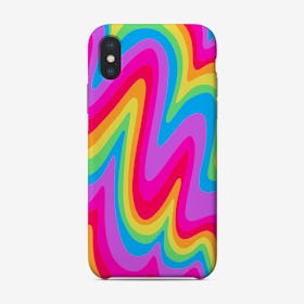 Rainbow Wave Phone Case