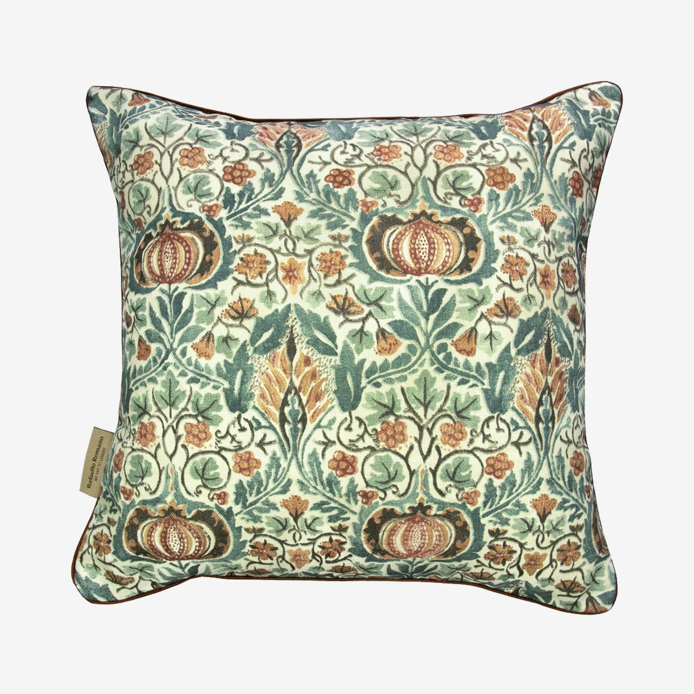 Autumn Arboretum Cushion Cover - Beige - 100% Linen
