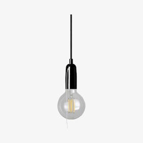 Tayo Pendant Light With Pull-Rope Switch - Black