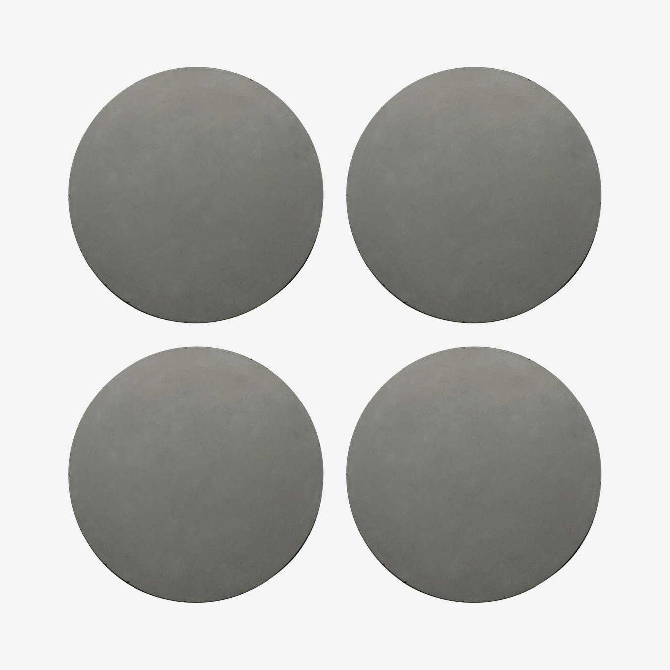 Concrete Coasters - Grey - Set of 4 by Concrete & Wax