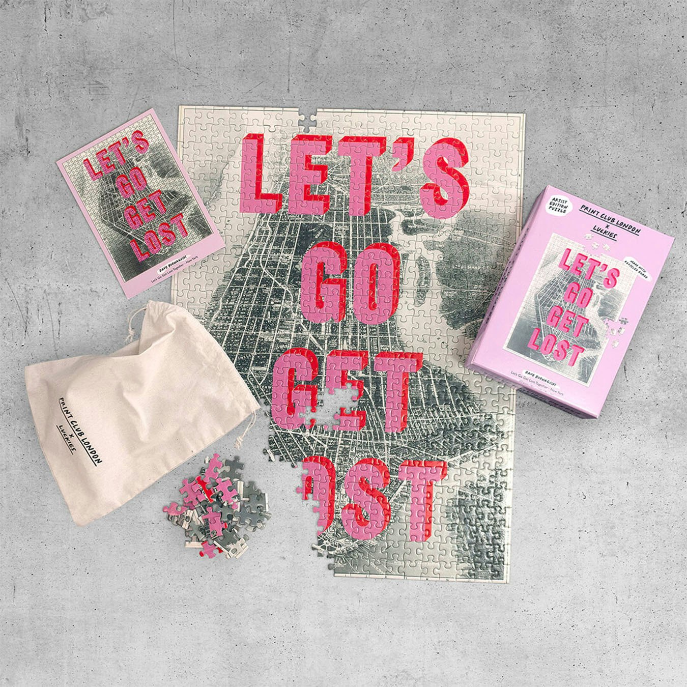 Let’s Go Get Lost Together – NY Puzzle by SUCK UK