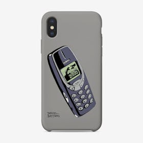 Retro 2000 Mobile Phone Grey Phone Case