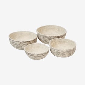 Amari Round Bowl - Brown - Set of 4