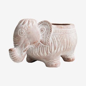 Terracotta Pot - Elephant