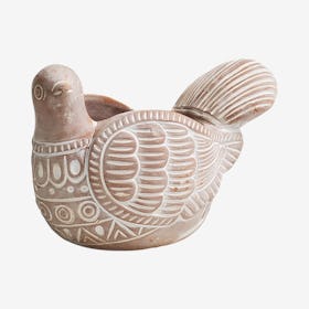 Terracotta Pot - Turtle Dove