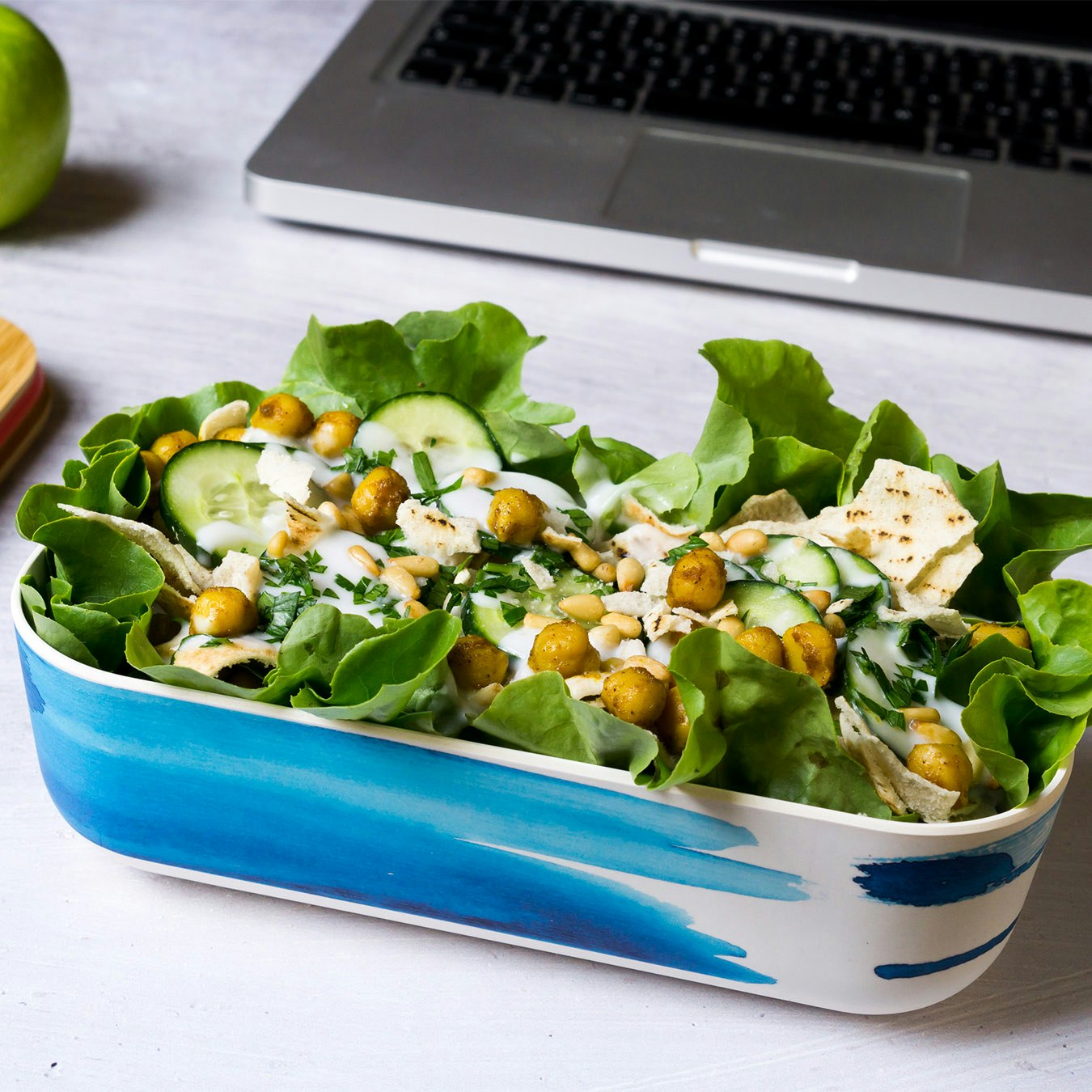 Blue Wave Lunch Box by Emilie O'Connor Homestore