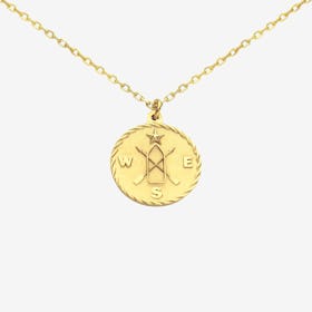 Independence Medallion Necklace - Gold