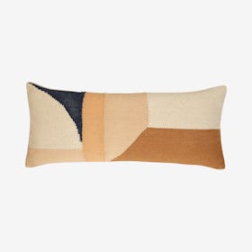 Earth Geometric Handmade Lumbar Pillow Cover