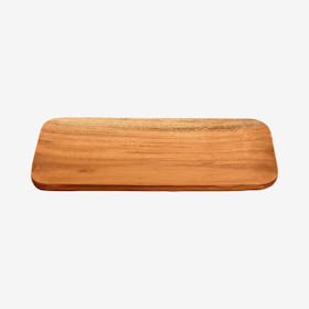 Handmade Acacia Wood Rectangle Serving Platter