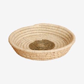 Palm & Sabai Grass Round Decorative Tray