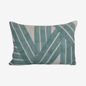 Stripe Sky Cushion Cover - Aqua