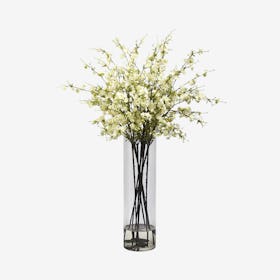 Cherry Blossom Flower Arrangement - White