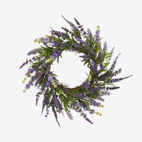 Lavender Wreath - Purple