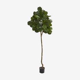Fiddle Leaf Fig Artificial Tree - Green