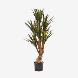 Indoor / Outdoor UV Resistant Yucca Artificial Tree - Green