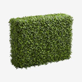 Indoor / Outdoor Boxwood Artificial Hedge - Green