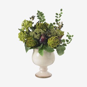 Artichoke / Snowball Pot - Green