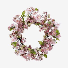 Cherry Blossom Wreath - Pink