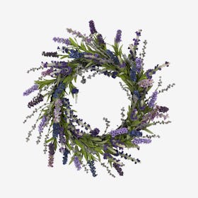 Lavender Wreath - Purple / Blue
