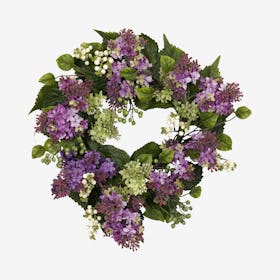 Hanel Lilac Wreath - Purple
