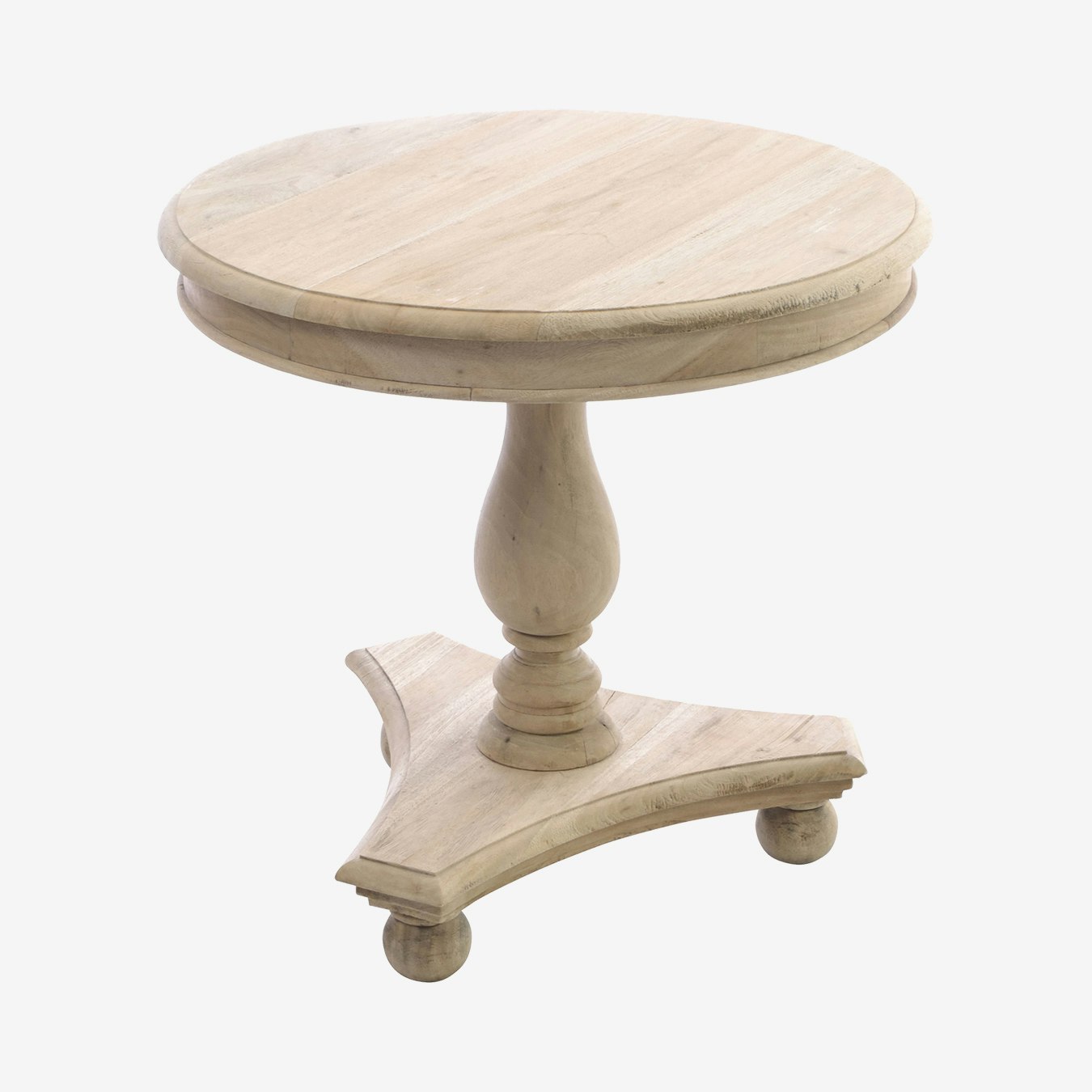 Round Wine Table with Bun Feet by Ancient Mariner
