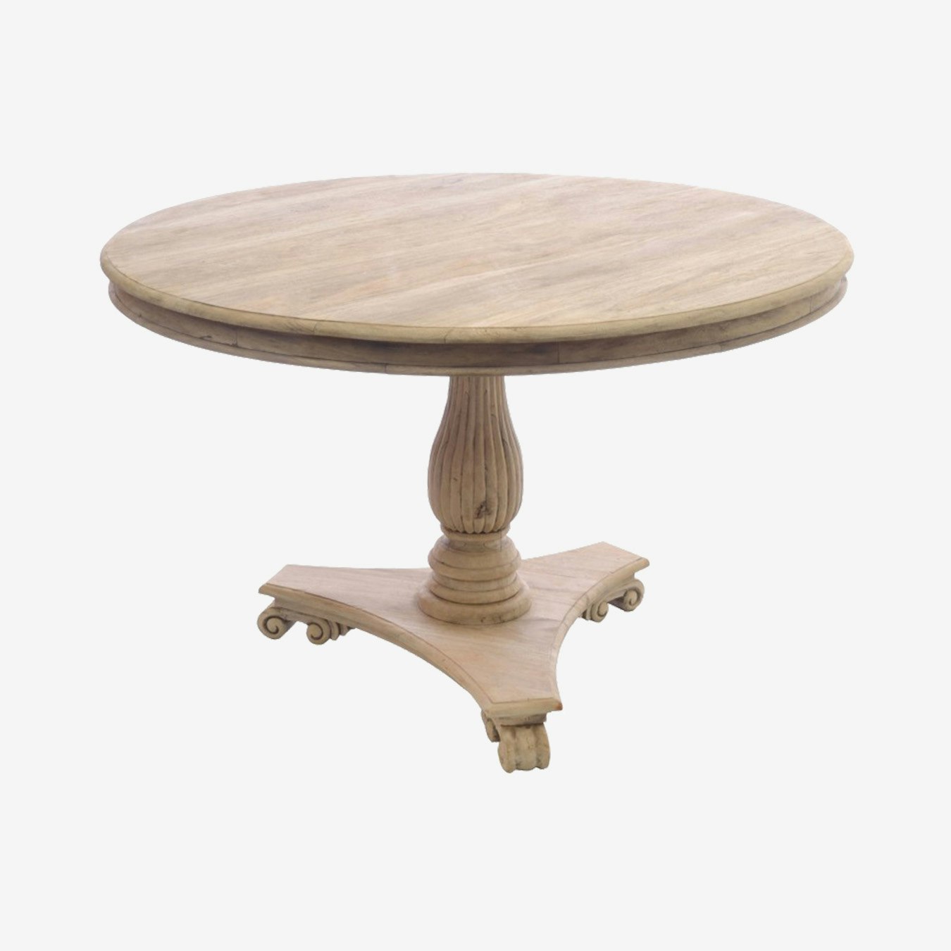 Vintage Round Dining Table - Mahogany by Ancient Mariner