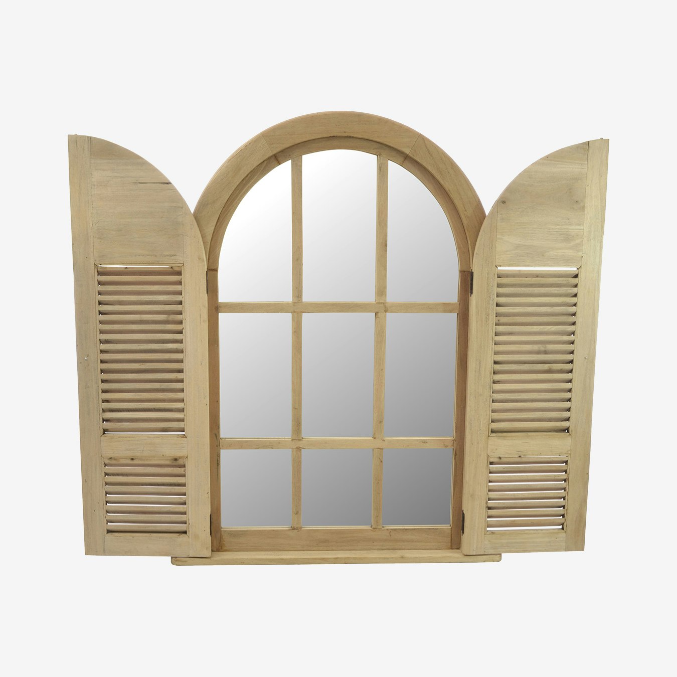 Vintage Mirror with Doors by Ancient Mariner