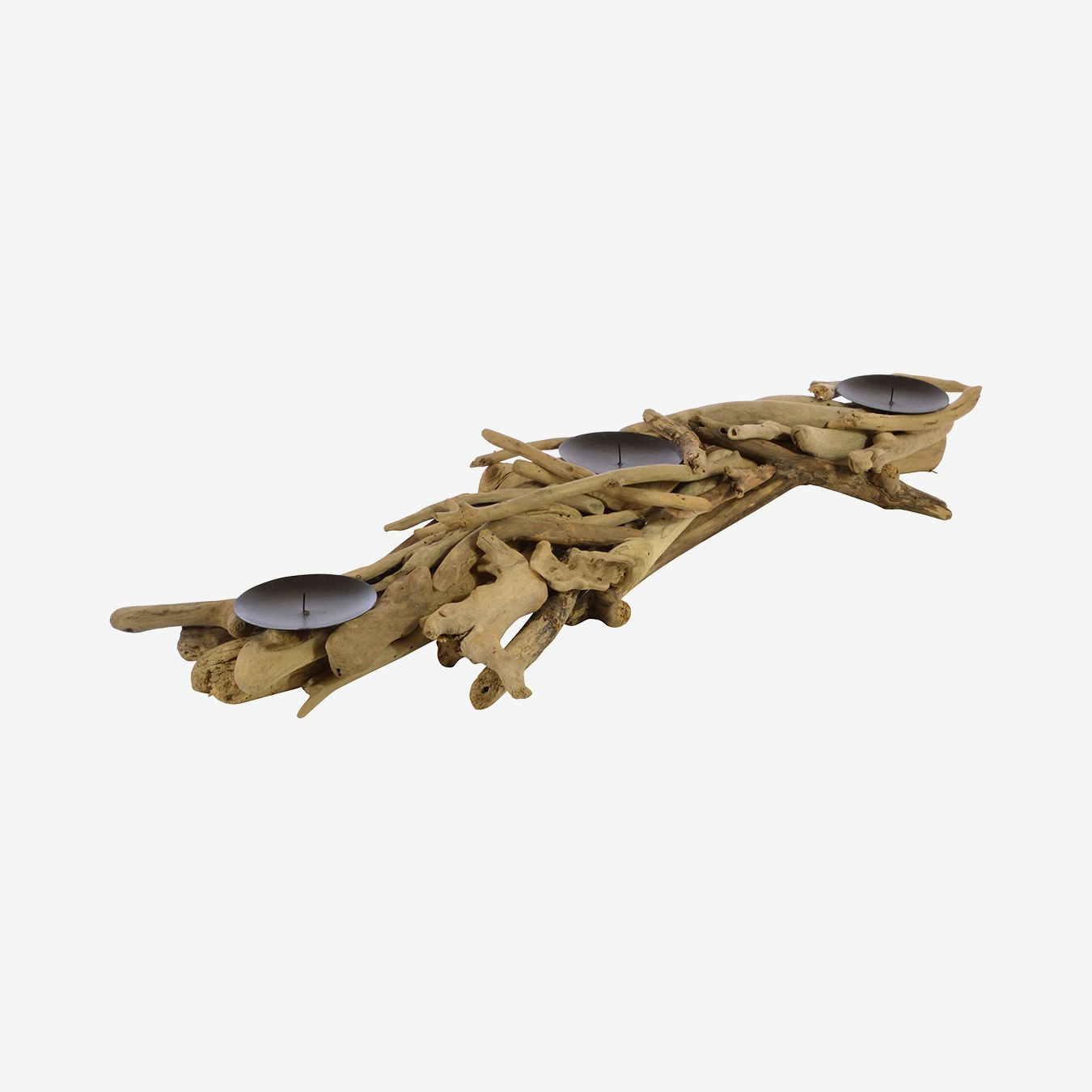 3-Candle Table Runner - Driftwood by Ancient Mariner