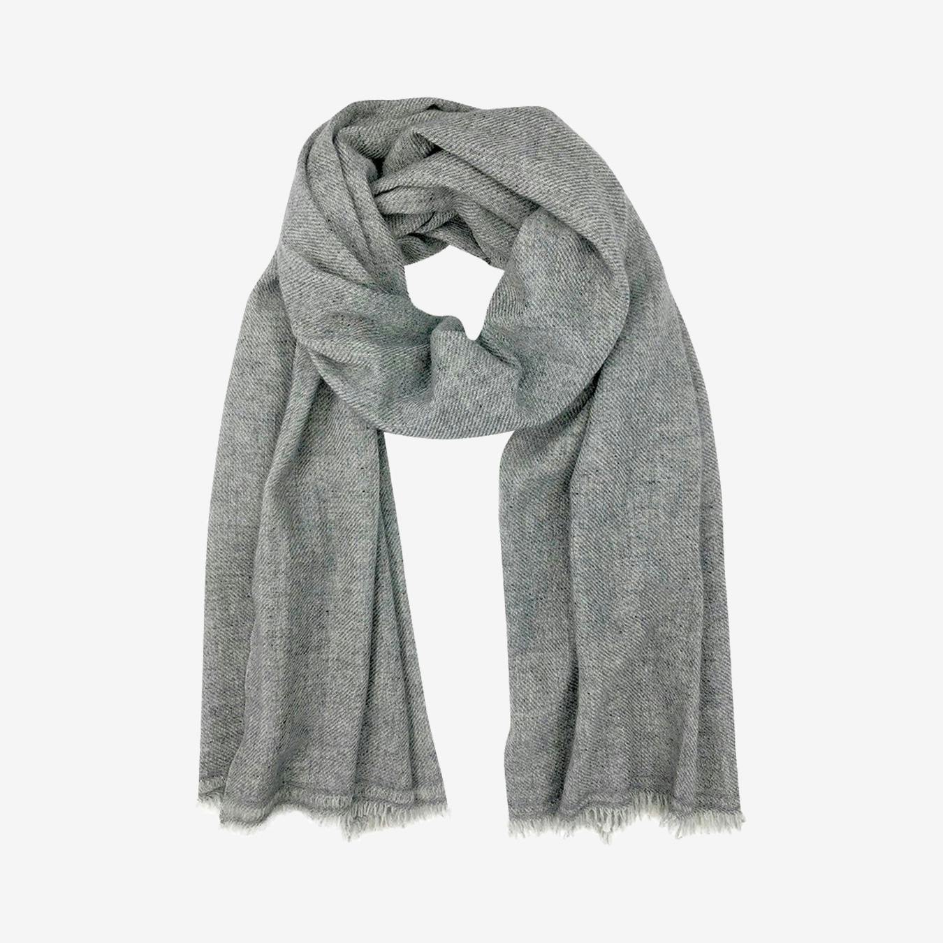 grey cashmere wrap