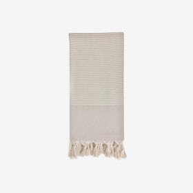Essential Stripe Turkish Towel - Sand