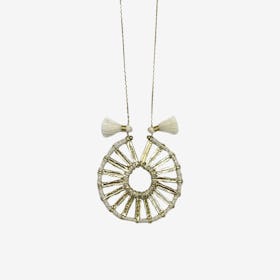 Indu Pendant Necklace - White