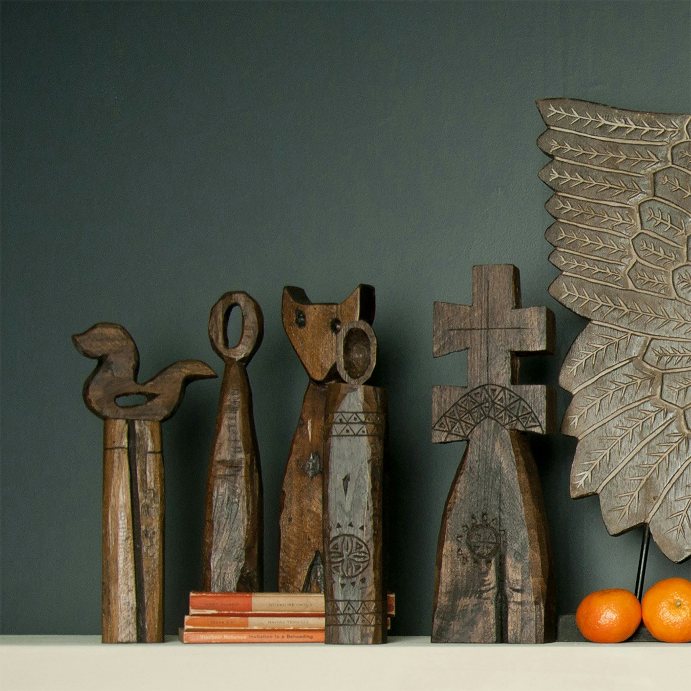Follo Figures - Wood - Set of 5 by BB Home