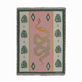 Serpent Woven Throw