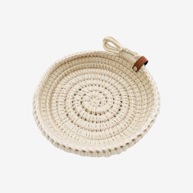 Rope Knitted Bowl - Ivory